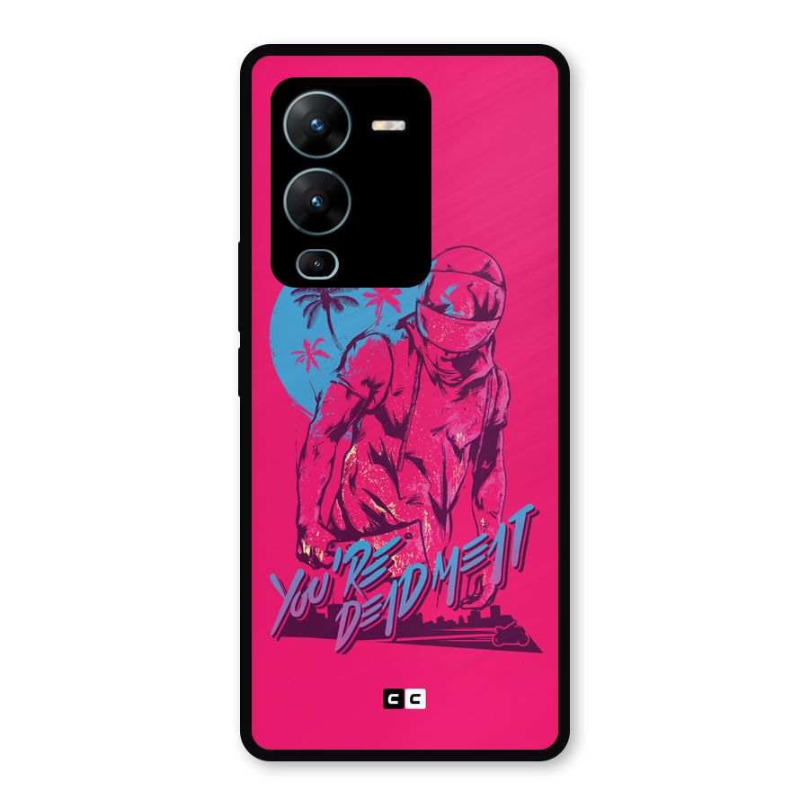Dead Meat Metal Back Case for Vivo V25 Pro