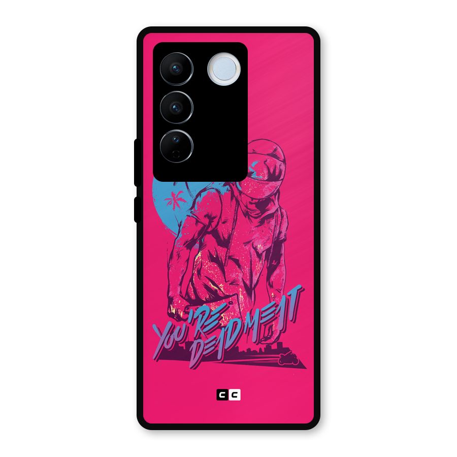 Dead Meat Metal Back Case for Vivo V27