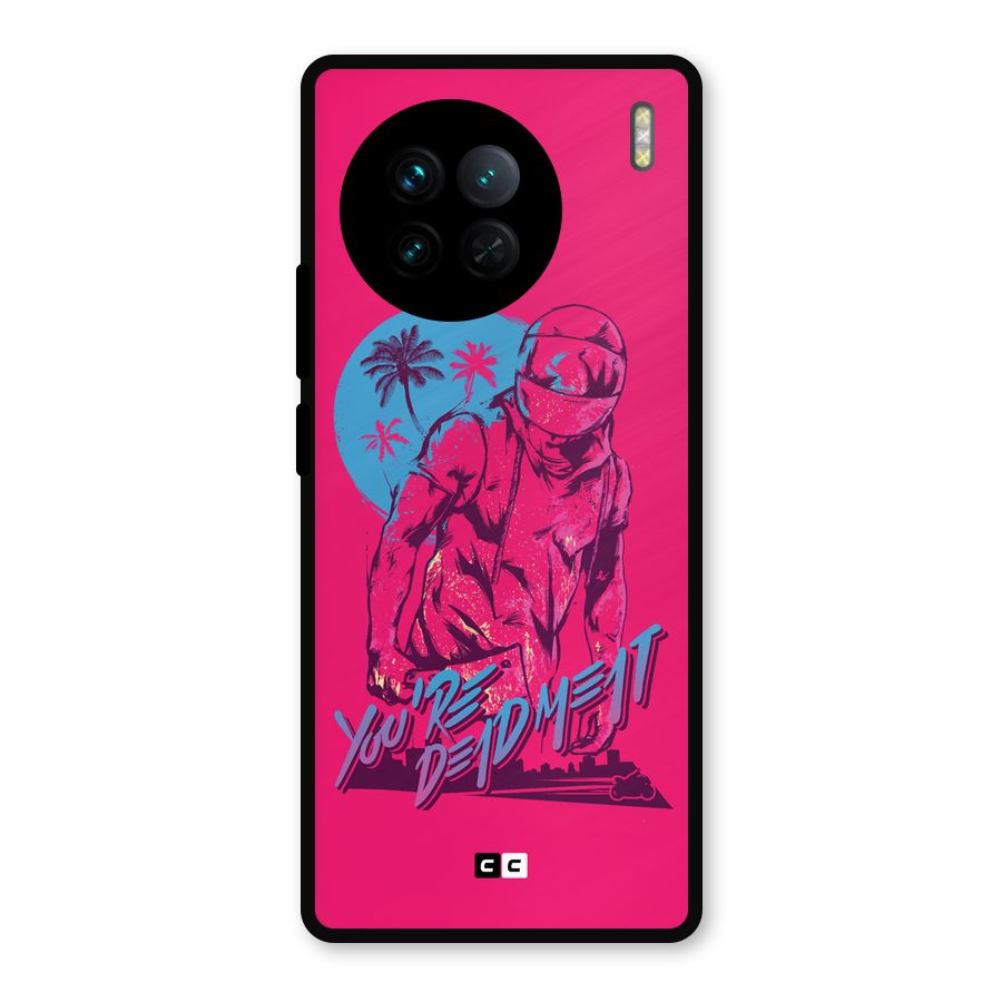Dead Meat Metal Back Case for Vivo X90