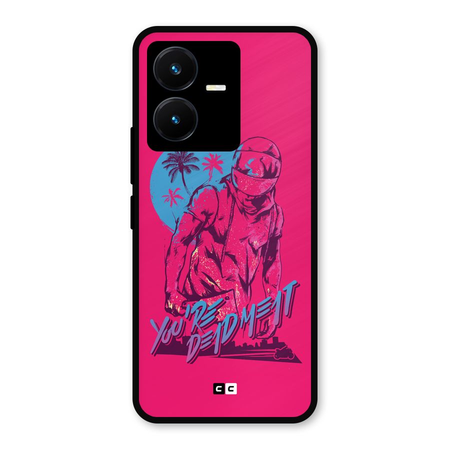 Dead Meat Metal Back Case for Vivo Y22
