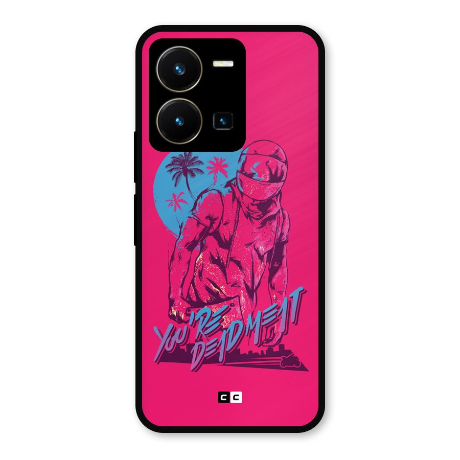 Dead Meat Metal Back Case for Vivo Y35