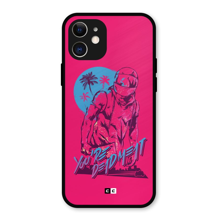 Dead Meat Metal Back Case for iPhone 12