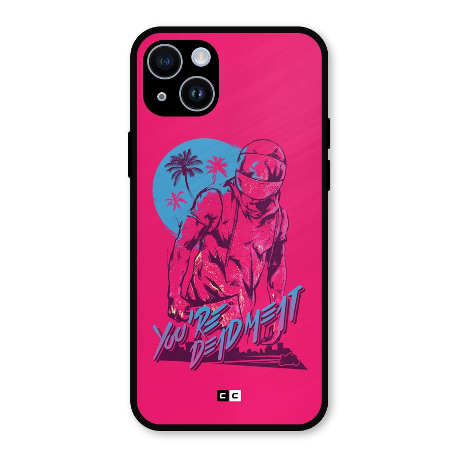 Dead Meat Metal Back Case for iPhone 14