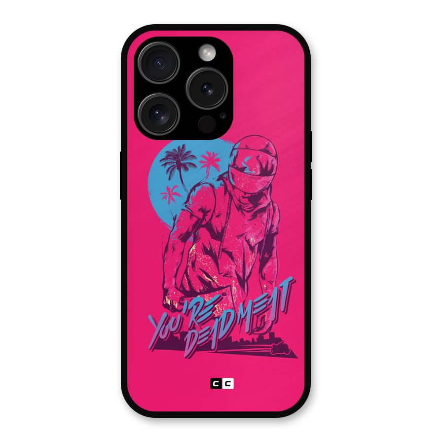 Dead Meat Metal Back Case for iPhone 15 Pro