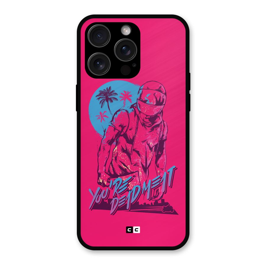 Dead Meat Metal Back Case for iPhone 15 Pro Max