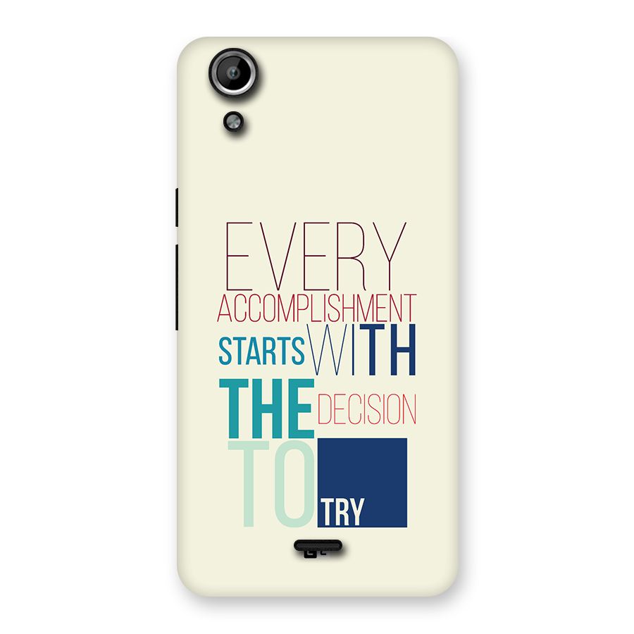 Decision To Try Back Case for Canvas Selfie Lens Q345