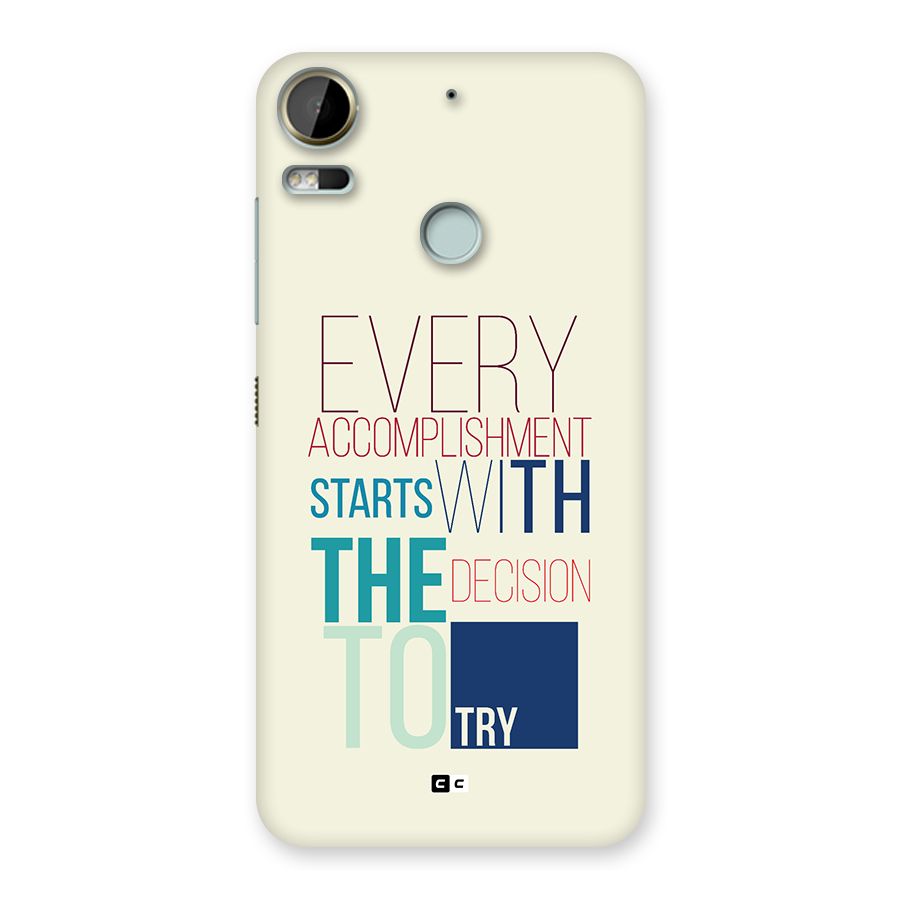 Decision To Try Back Case for Desire 10 Pro