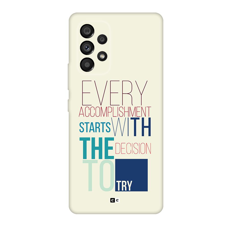 Decision To Try Back Case for Galaxy A53 5G