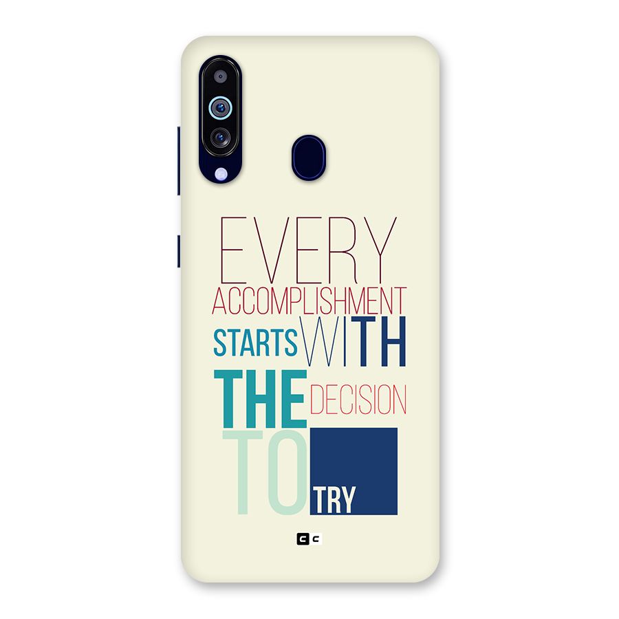Decision To Try Back Case for Galaxy M40