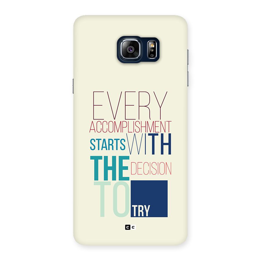 Decision To Try Back Case for Galaxy Note 5