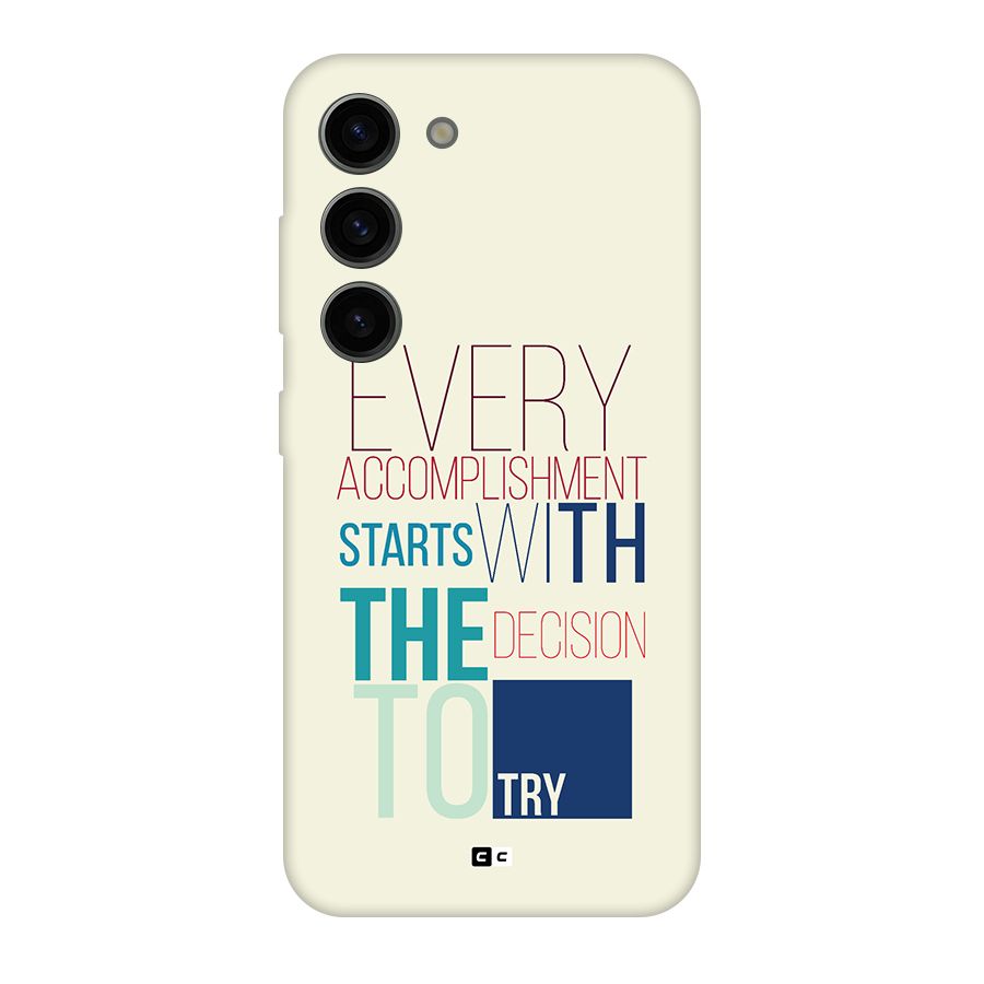 Decision To Try Back Case for Galaxy S23