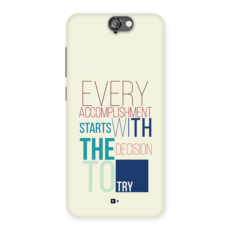 Decision To Try Back Case for One A9