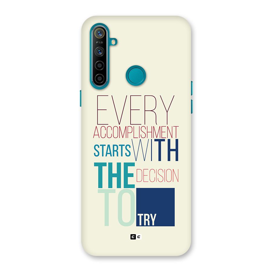 Decision To Try Back Case for Realme 5i