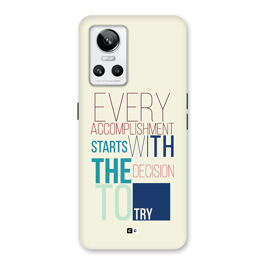 Decision To Try Back Case for Realme GT Neo 3