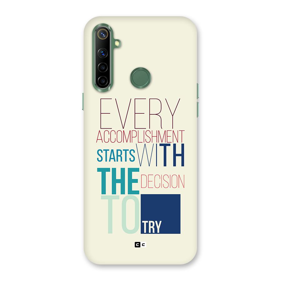 Decision To Try Back Case for Realme Narzo 10