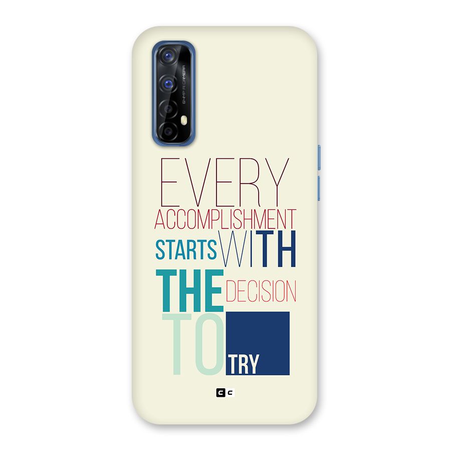 Decision To Try Back Case for Realme Narzo 20 Pro