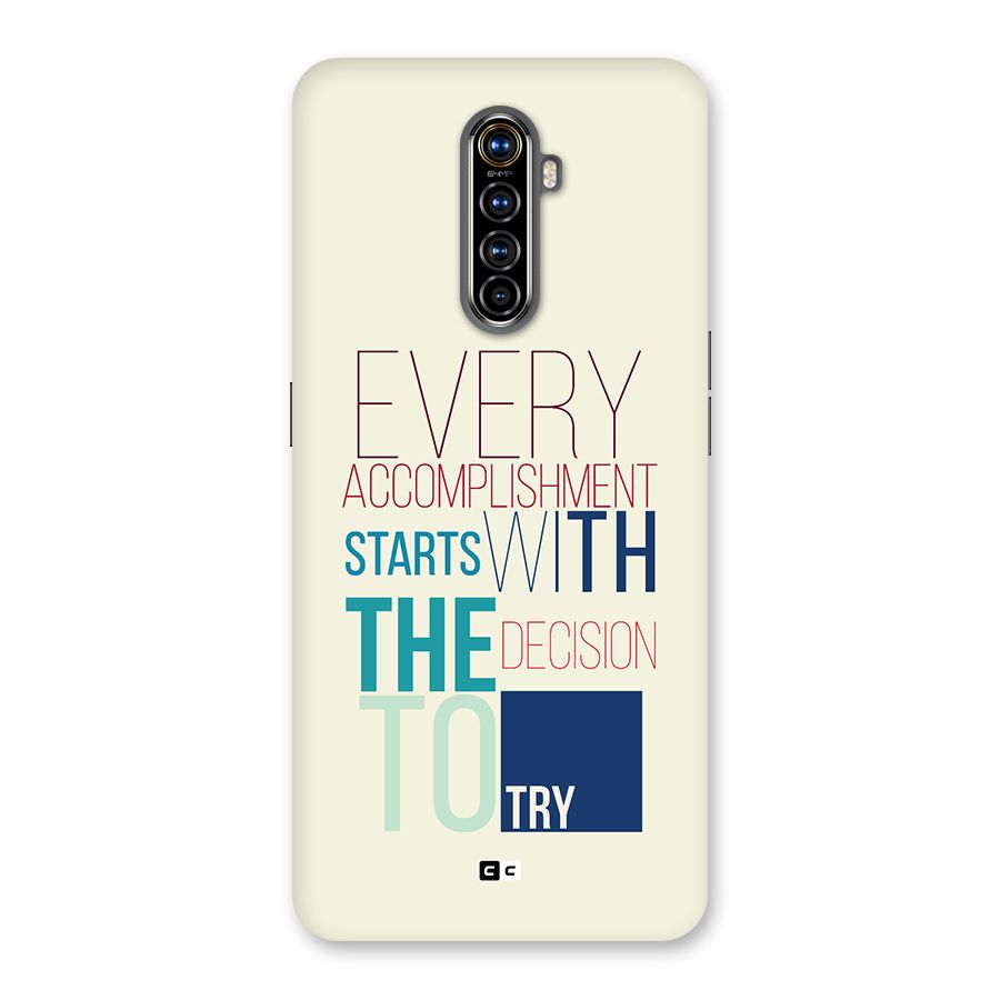 Decision To Try Back Case for Realme X2 Pro