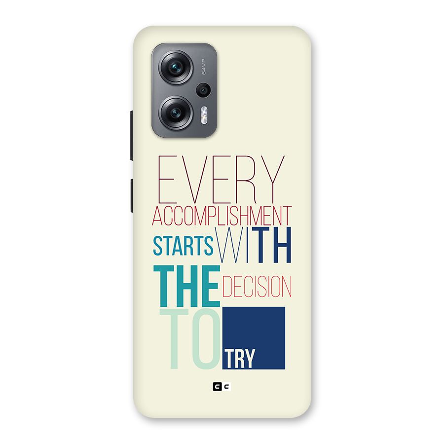 Decision To Try Back Case for Redmi K50i