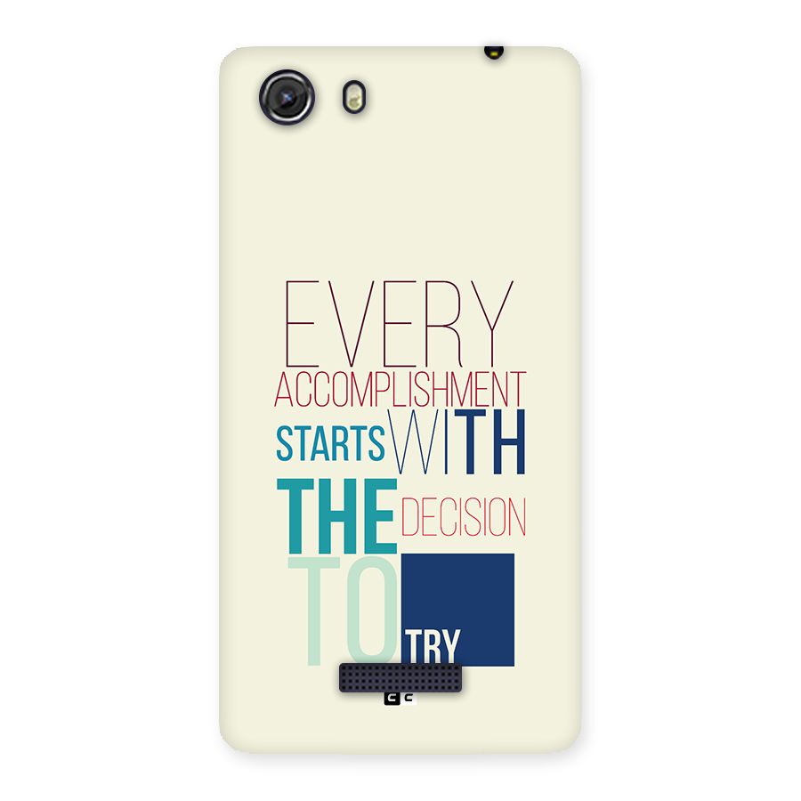 Decision To Try Back Case for Unite 3