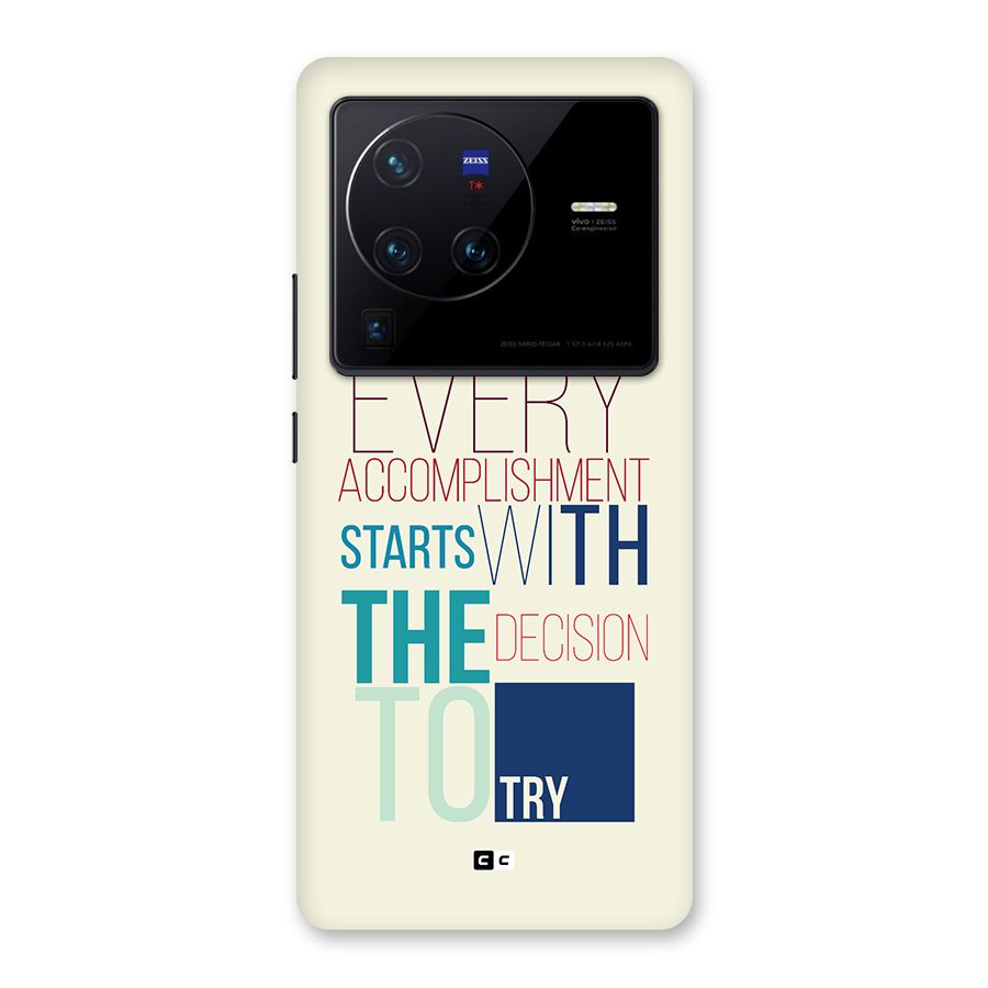 Decision To Try Back Case for Vivo X80 Pro