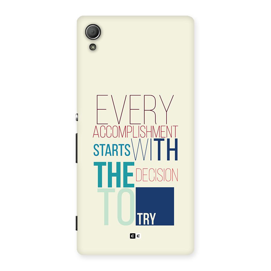 Decision To Try Back Case for Xperia Z3 Plus