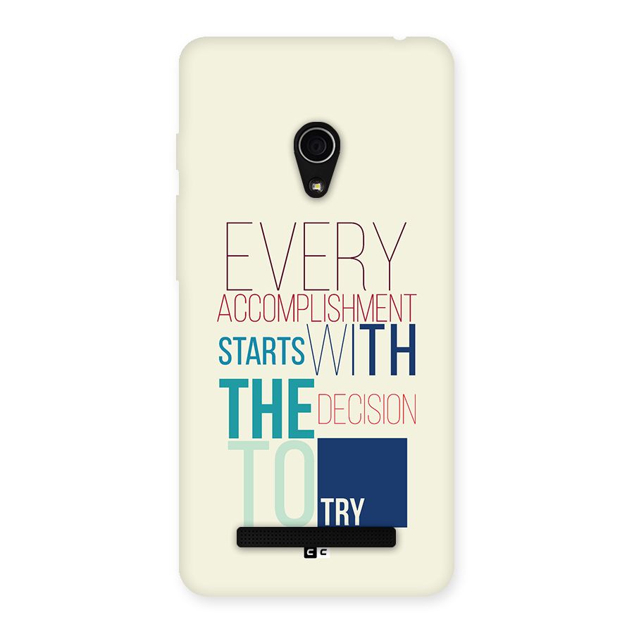 Decision To Try Back Case for Zenfone 5