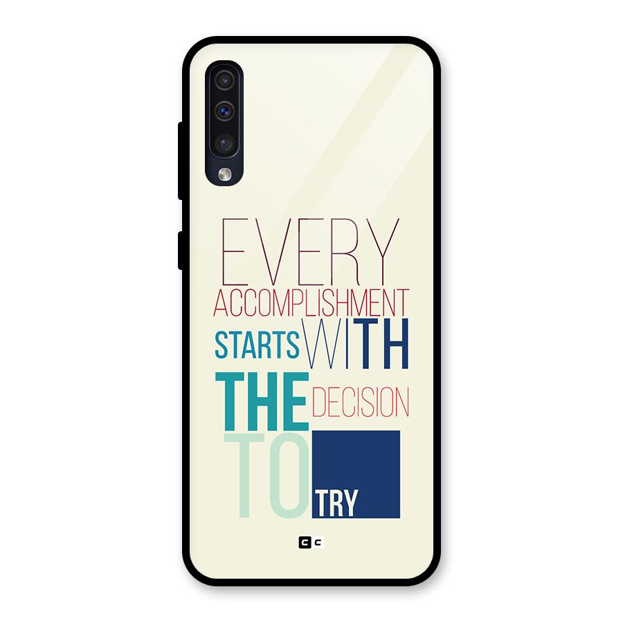 Decision To Try Glass Back Case for Galaxy A50s
