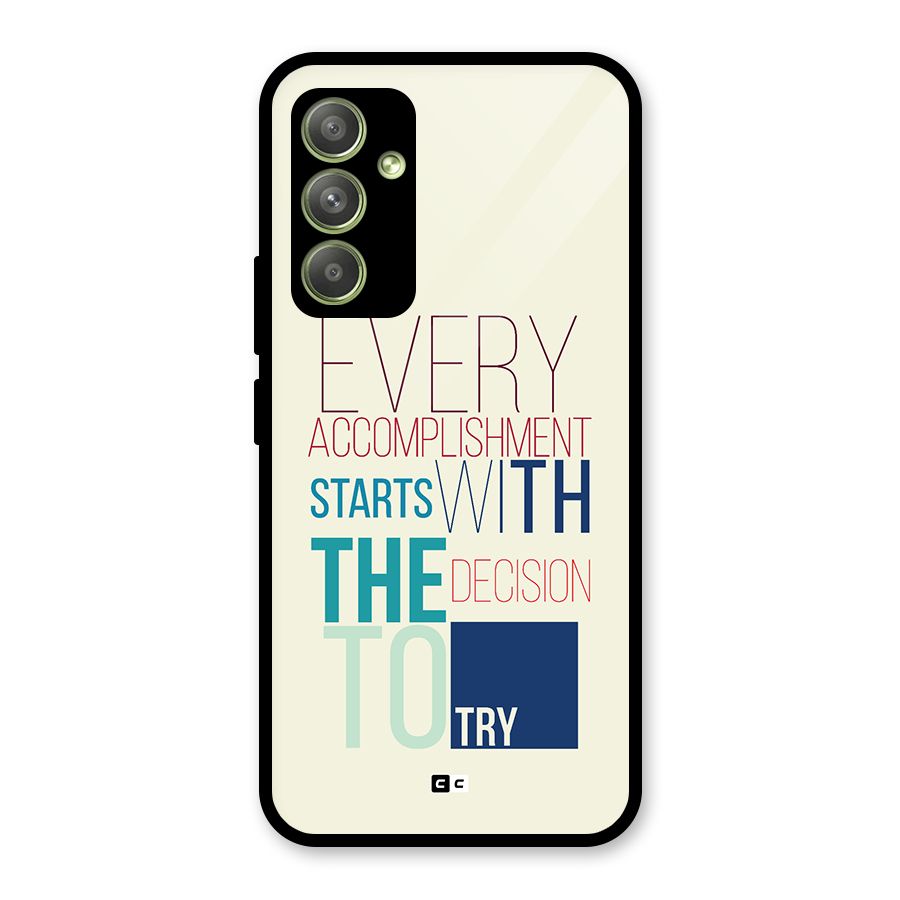 Decision To Try Glass Back Case for Galaxy A54