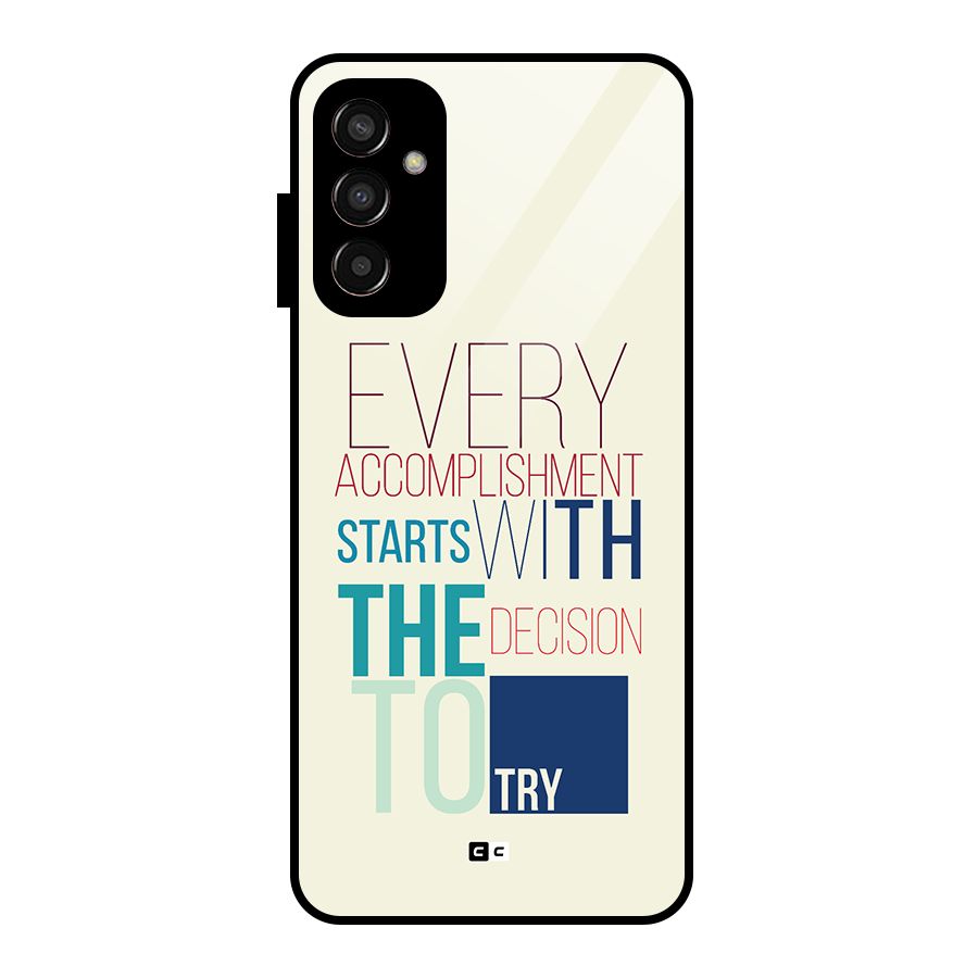 Decision To Try Glass Back Case for Galaxy F13