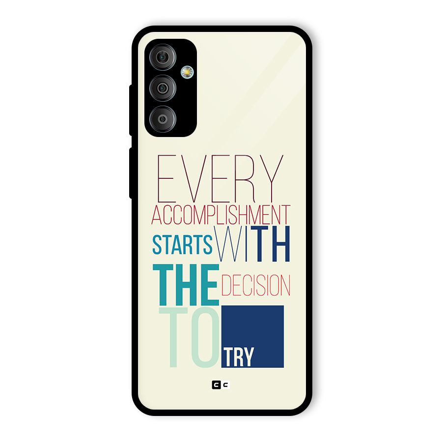 Decision To Try Glass Back Case for Galaxy F23