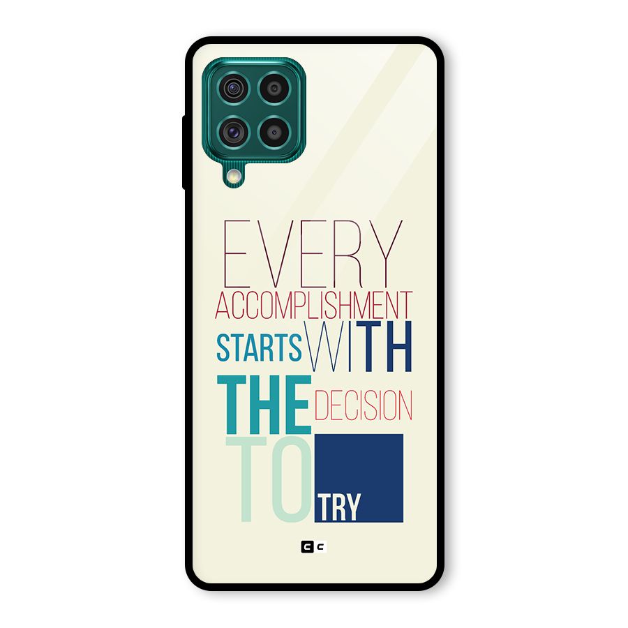 Decision To Try Glass Back Case for Galaxy F62