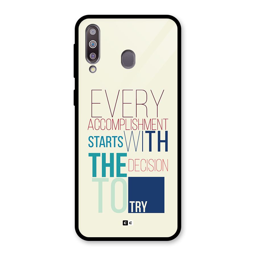 Decision To Try Glass Back Case for Galaxy M30