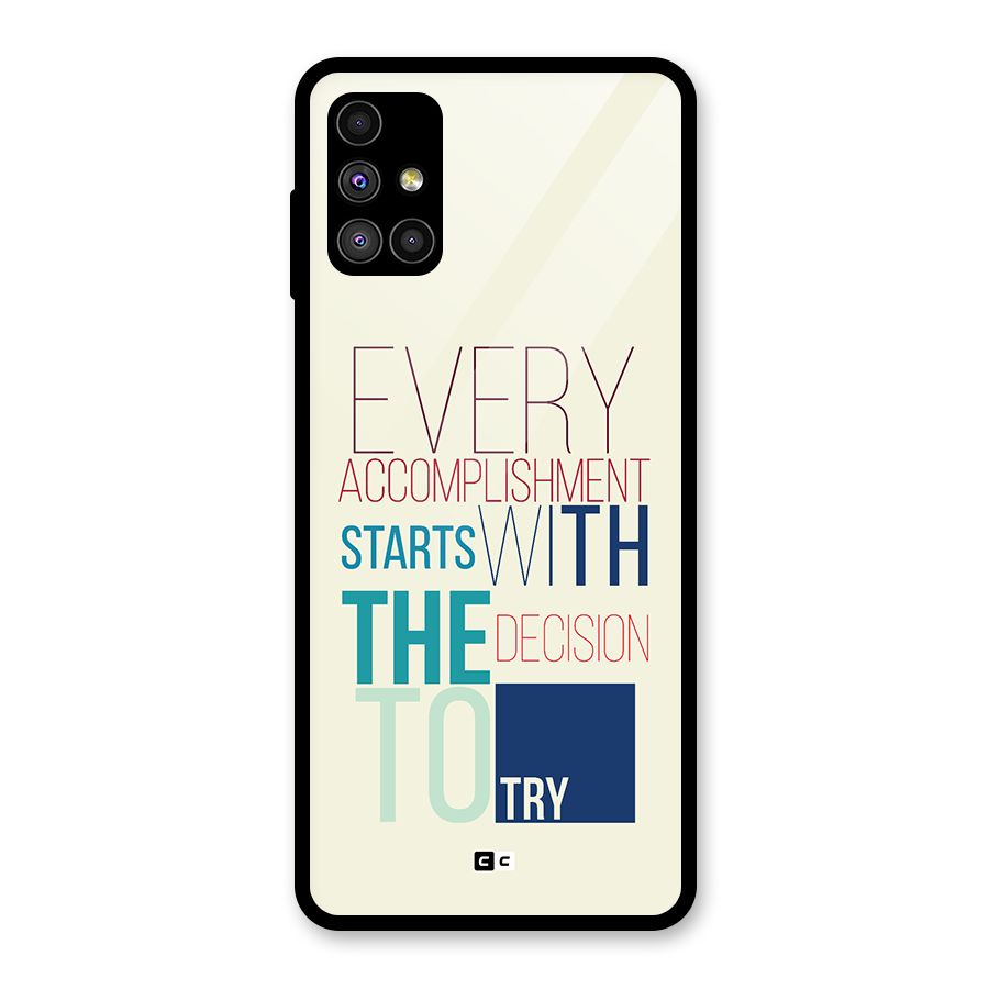 Decision To Try Glass Back Case for Galaxy M51