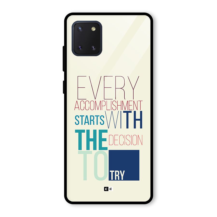 Decision To Try Glass Back Case for Galaxy Note 10 Lite