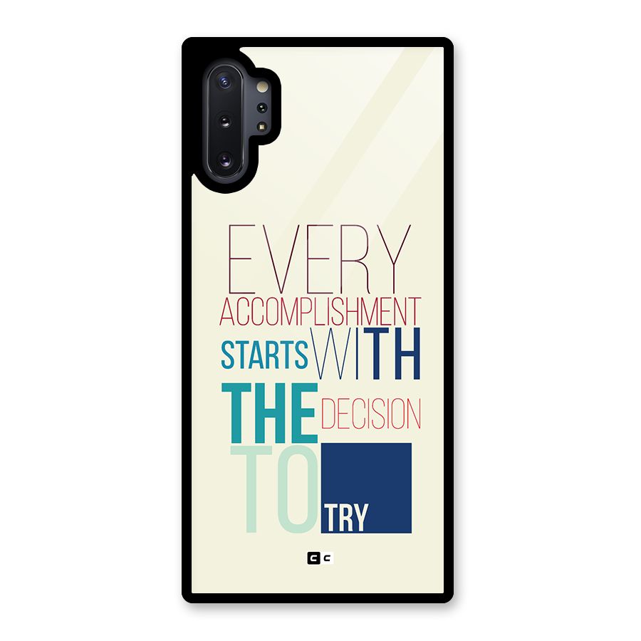 Decision To Try Glass Back Case for Galaxy Note 10 Plus