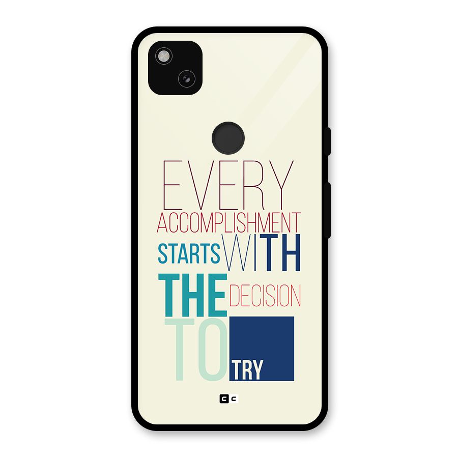 Decision To Try Glass Back Case for Google Pixel 4a