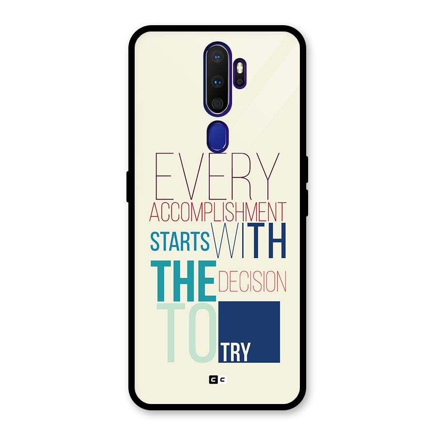 Decision To Try Glass Back Case for Oppo A9 (2020)