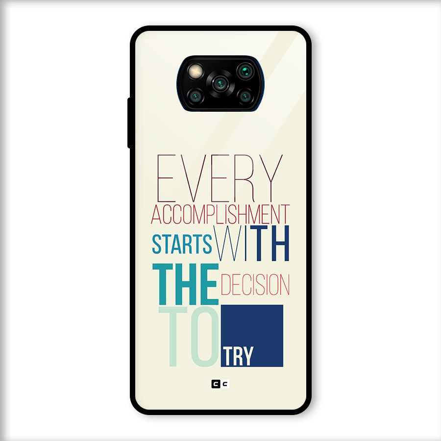 Decision To Try Glass Back Case for Poco X3