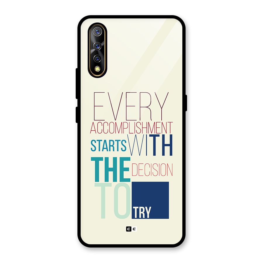 Decision To Try Glass Back Case for Vivo S1