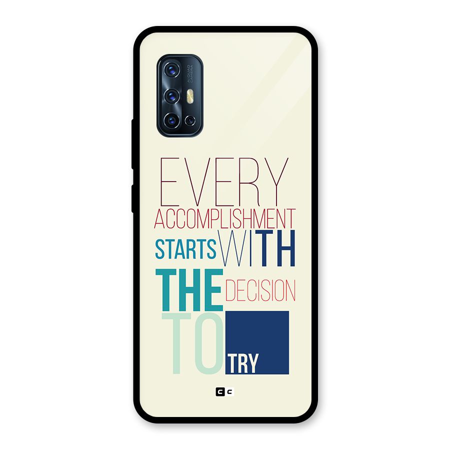 Decision To Try Glass Back Case for Vivo V17