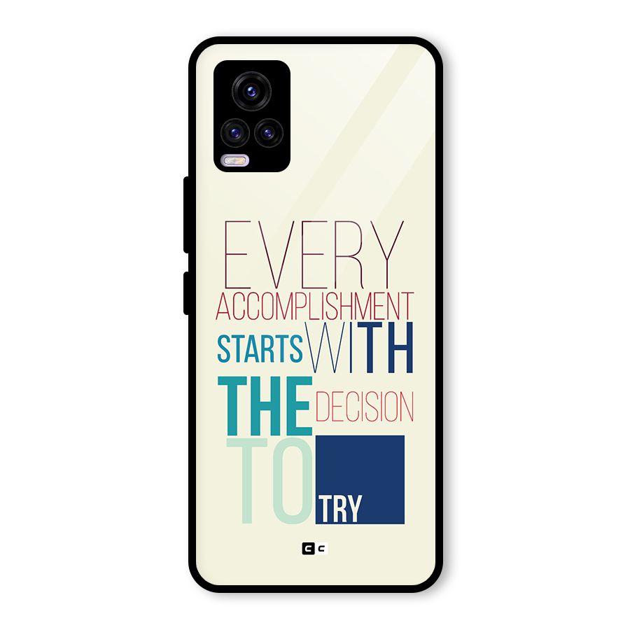 Decision To Try Glass Back Case for Vivo V20