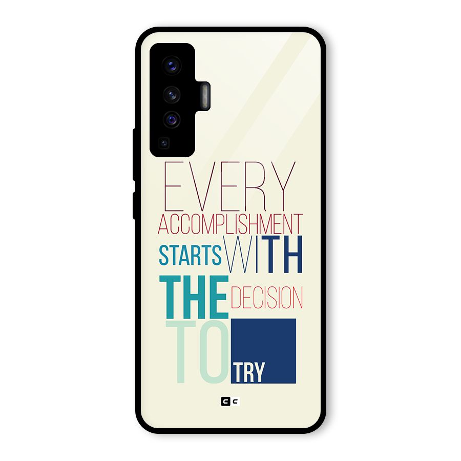 Decision To Try Glass Back Case for Vivo X50