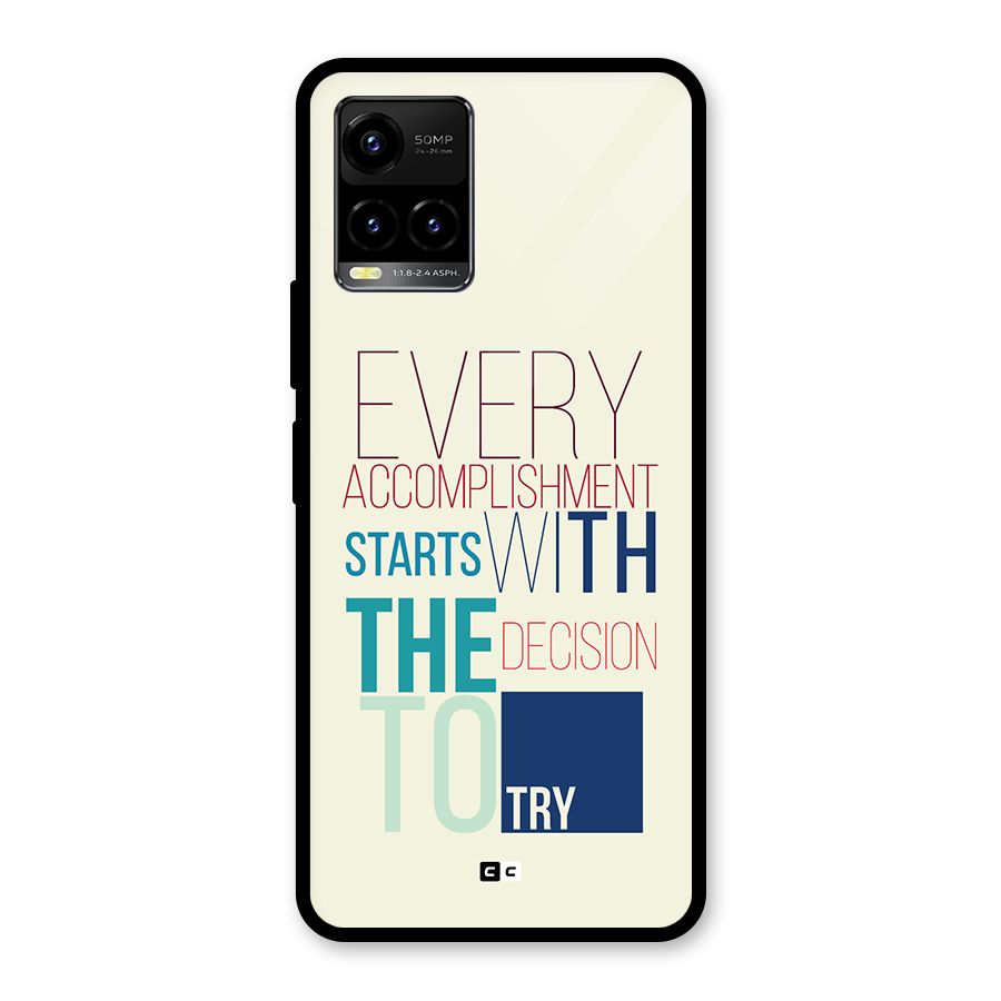 Decision To Try Glass Back Case for Vivo Y21T