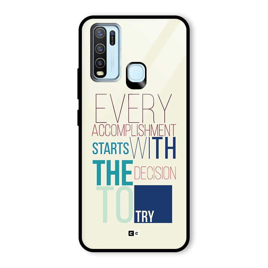 Decision To Try Glass Back Case for Vivo Y30