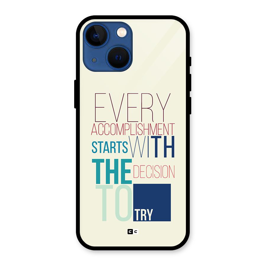 Decision To Try Glass Back Case for iPhone 13 Mini