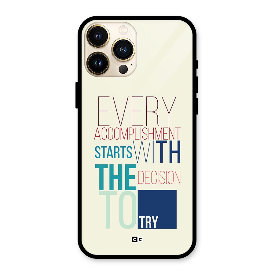 Decision To Try Glass Back Case for iPhone 13 Pro Max