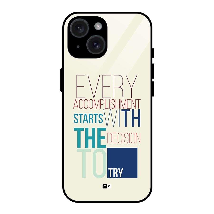 Decision To Try Glass Back Case for iPhone 15