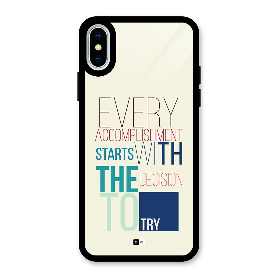 Decision To Try Glass Back Case for iPhone XS