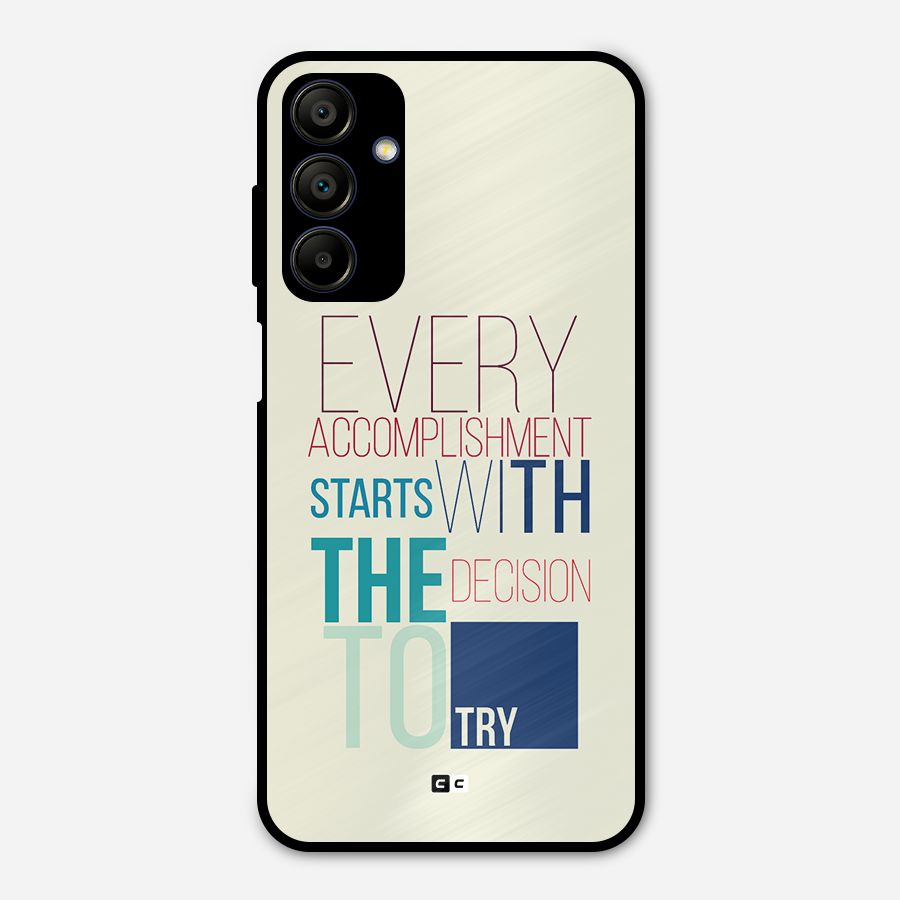 Decision To Try Metal Back Case for Galaxy A15 5G
