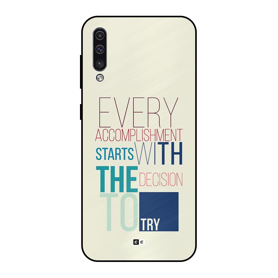 Decision To Try Metal Back Case for Galaxy A50s